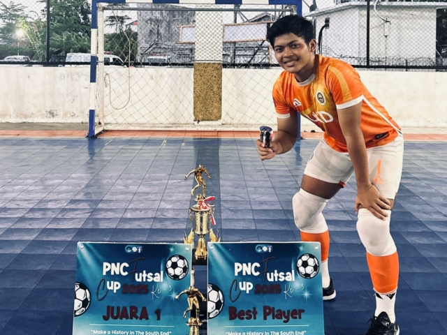 Agung Wilianur Fauzan Raih Juara 1 & Best Player Bersama Tim Futsal UAD di Kejuaraan PNC Futsal Cup 2025