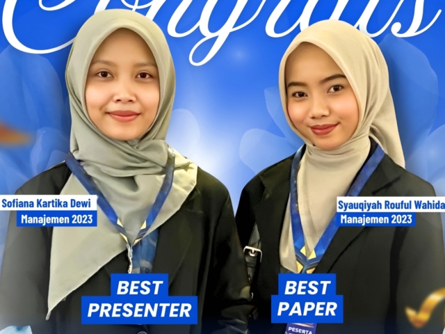 Sofiana dan Syauqiyah Mahasiswi Prodi Manajemen FEB UAD Berhasil Meraih Prestasi dalam ICONOMICS 2025