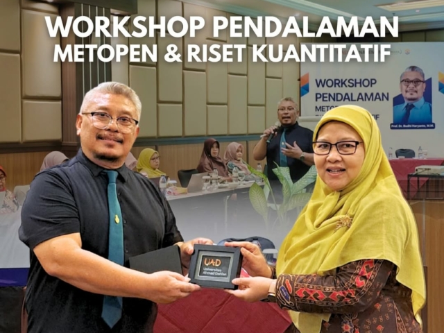Workshop Pendalaman Metopen & Riset Kuantitatif Bersama Prof. Dr. Budhi Haryanto, M.M.