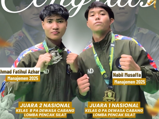 Pesilat Manajemen UAD Sabet Juara 1 dan Juara 2 Nasional di Kejuaraan Pencak Silat Piala PANGDAM III/SILIWANGI