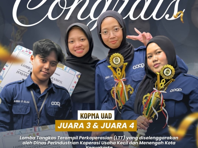 KOPMA UAD Raih Juara di Ajang Lomba Tangkas Terampil Perkoperasian Kota Yogyakarta 2026